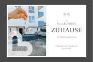 Wohnungsübergabe Neubauprojekt Oberneukirchen